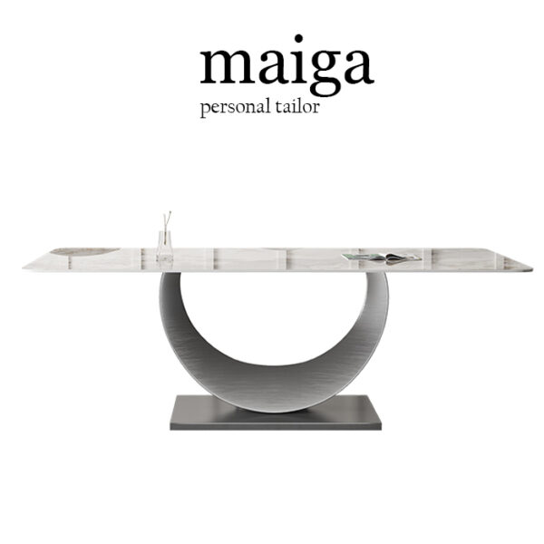 映月 岩板餐桌｜可客製